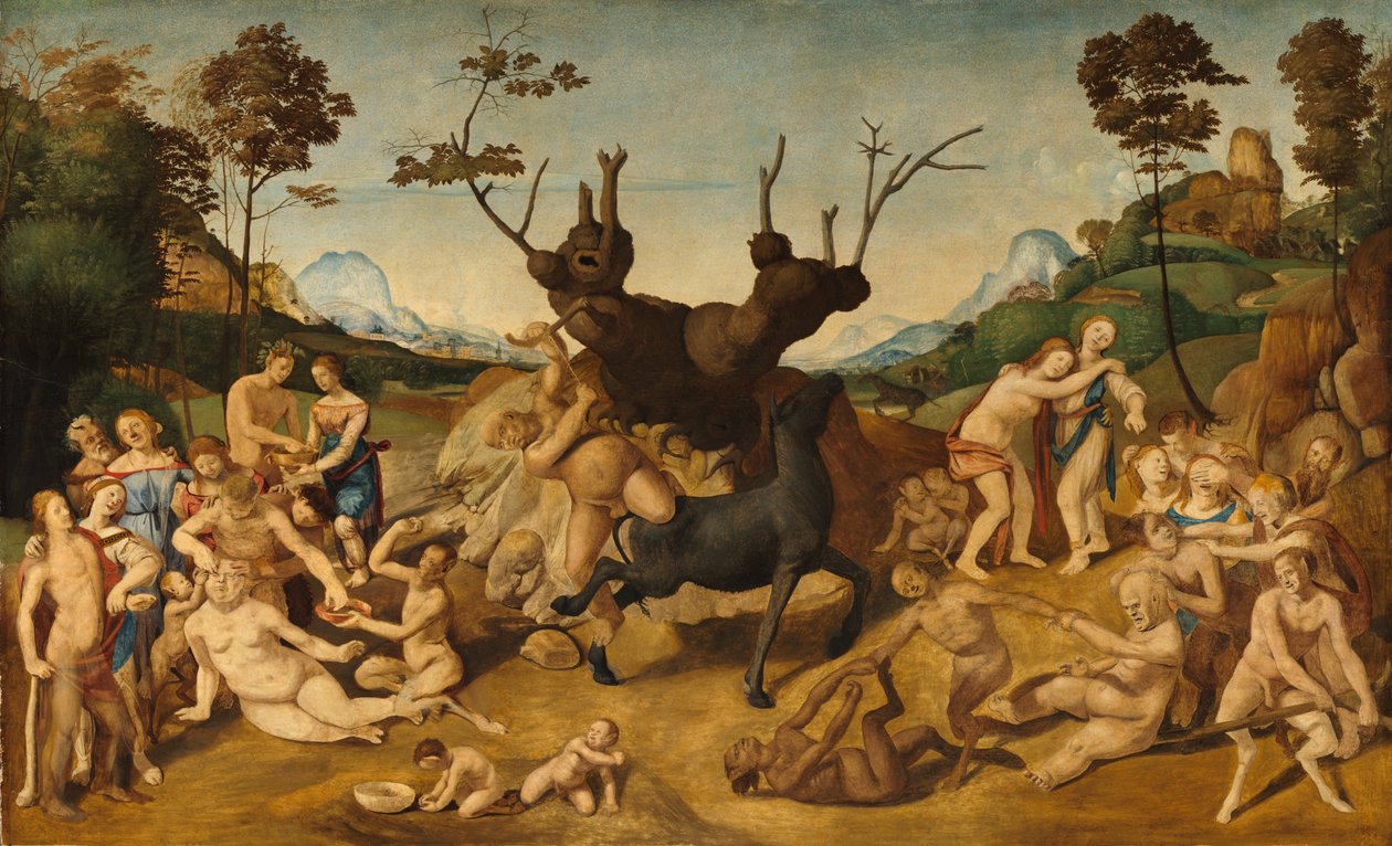 Silenus ulykker av Piero di Cosimo