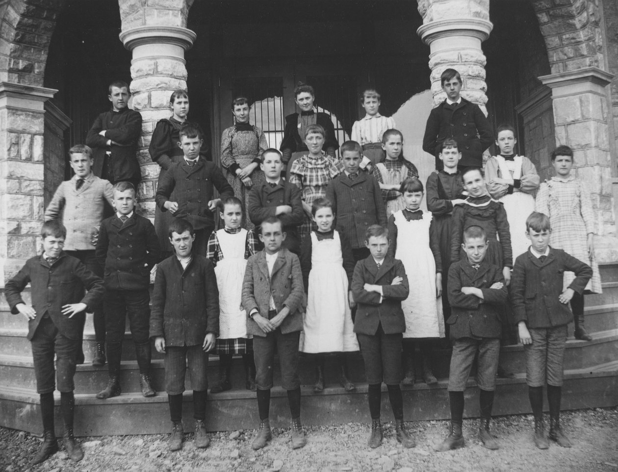 Miss Withers klasse ved Alexis I. du Pont School, 1894 av Pierre A. Gentieu