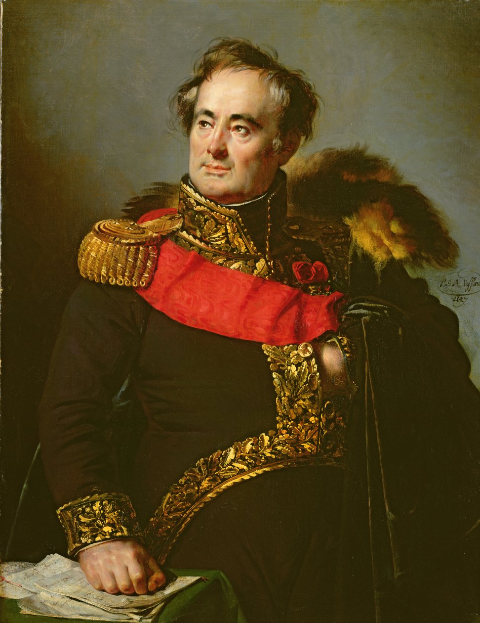 General Decaen, 1827 av Pierre Antoine Augustin Vafflard