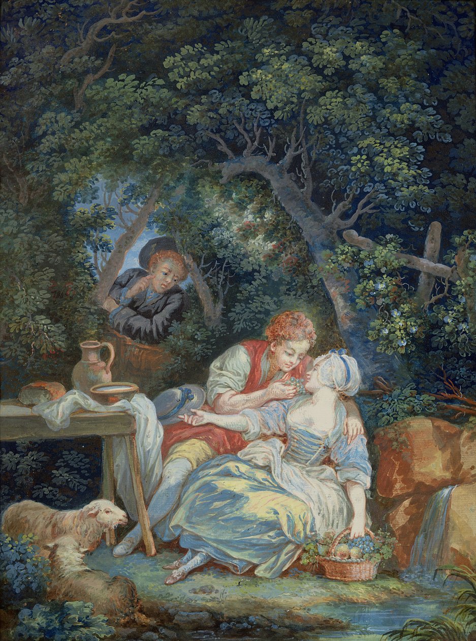 Annette og Lubin av Pierre Antoine Baudouin