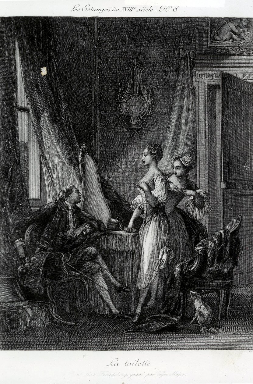 Toalettet, 1771 av Pierre Antoine Baudouin