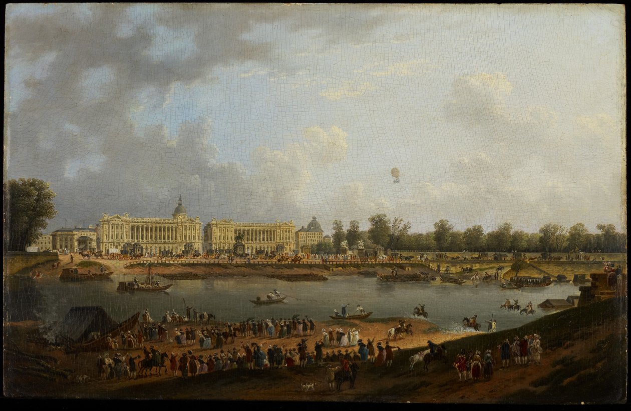 Place de la Concorde, ca. 1783 av Pierre Antoine Demachy