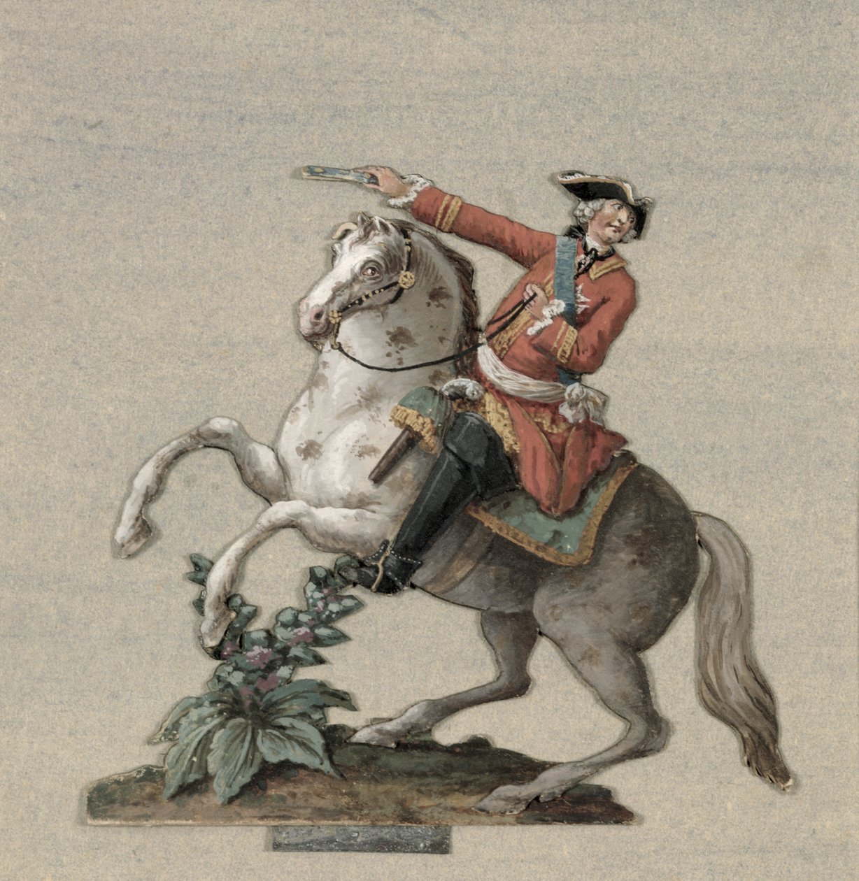 Ridesportrett av prins Charles-Just de Beauveau-Craon (1720-93) av Pierre Antoine Lesueur