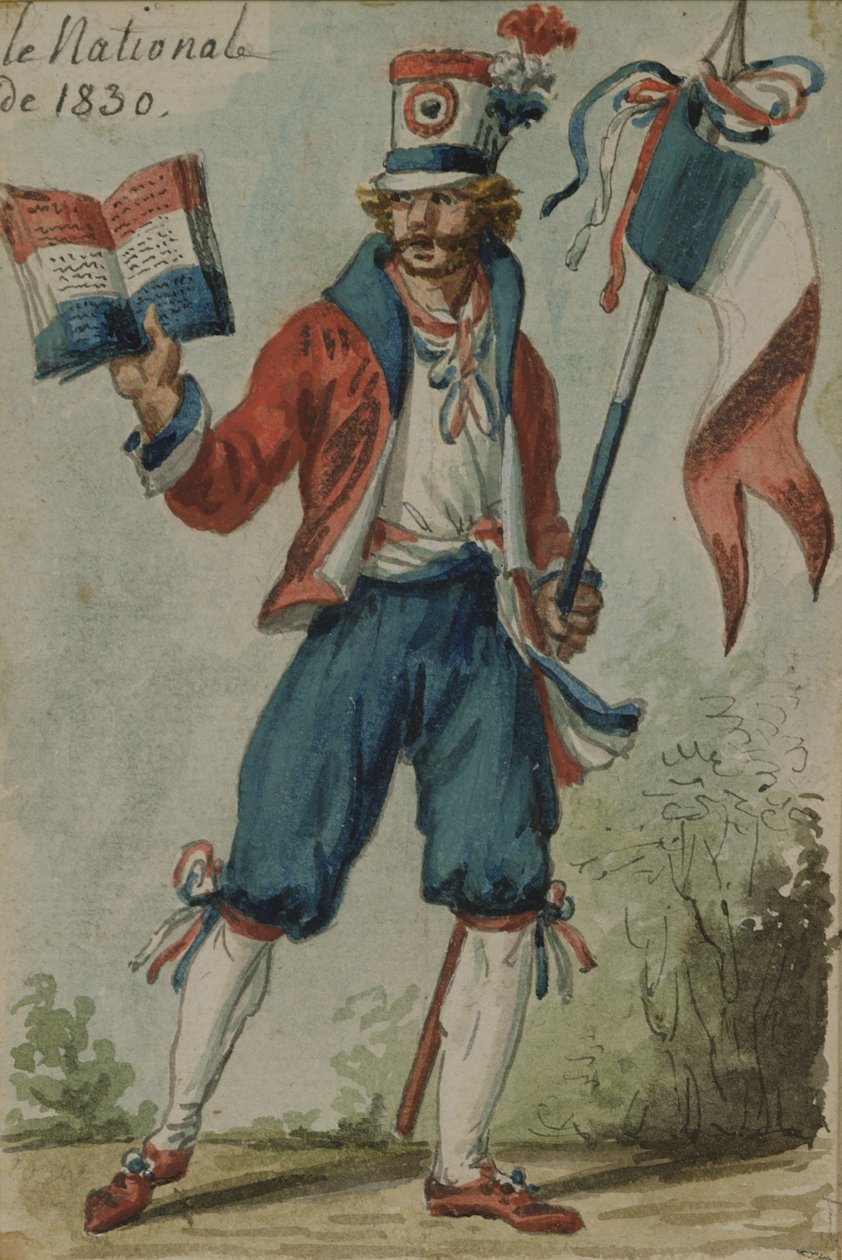 Nasjonalgarden av 1830 av Pierre Antoine Lesueur