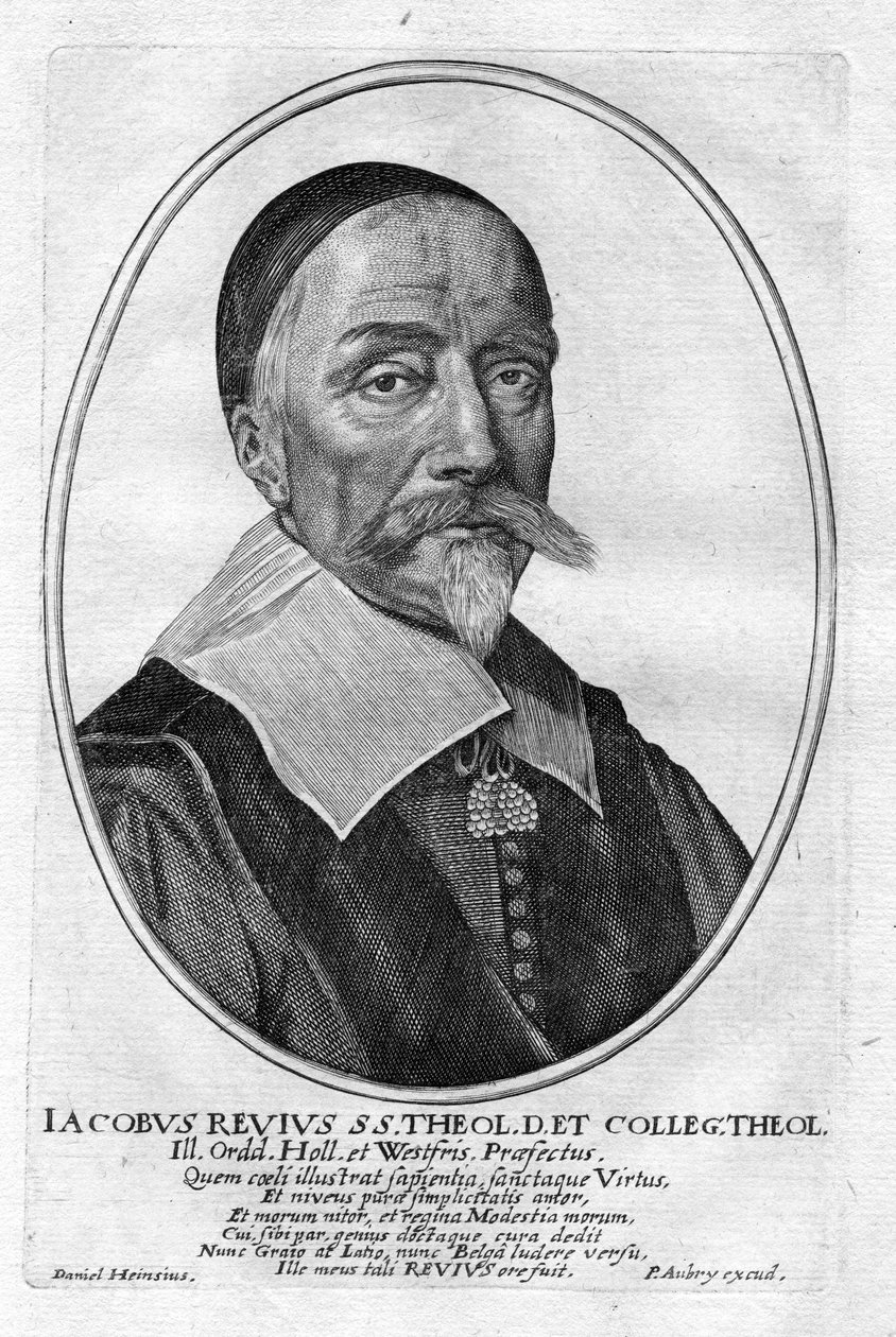 gravert portrett av Pierre Aubry