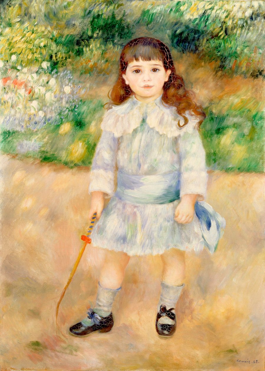 En jente med en pisk av Pierre Auguste Renoir