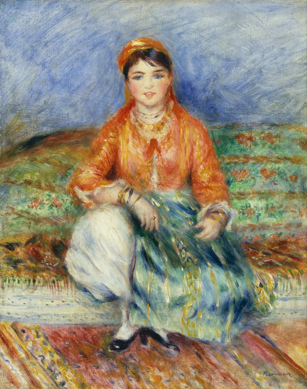Algerisk jente av Pierre Auguste Renoir