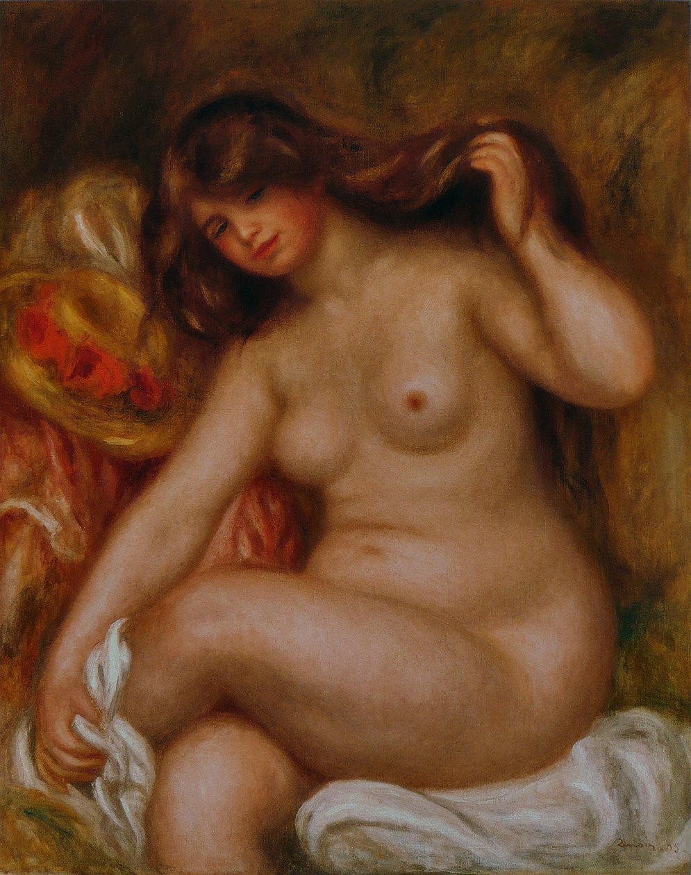 Baigneuse av Pierre Auguste Renoir