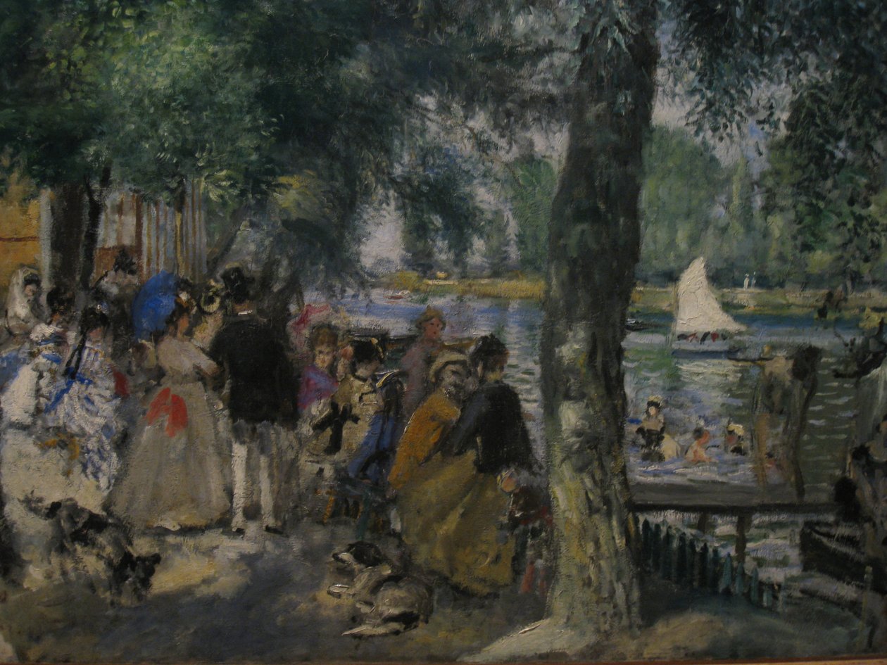 Bading på Seinen av Pierre Auguste Renoir