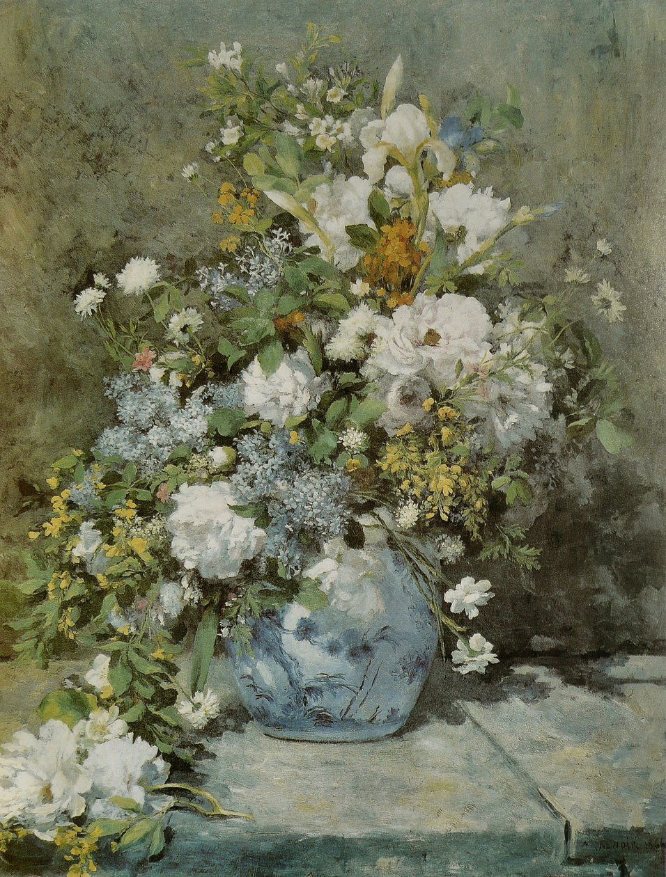 Vårbukett av Pierre Auguste Renoir
