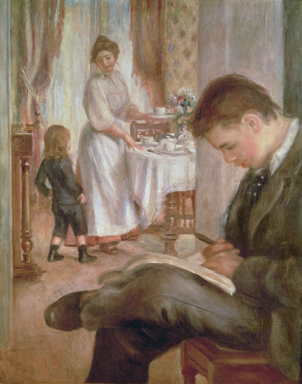 Frokost på Berneval, 1898 av Pierre Auguste Renoir