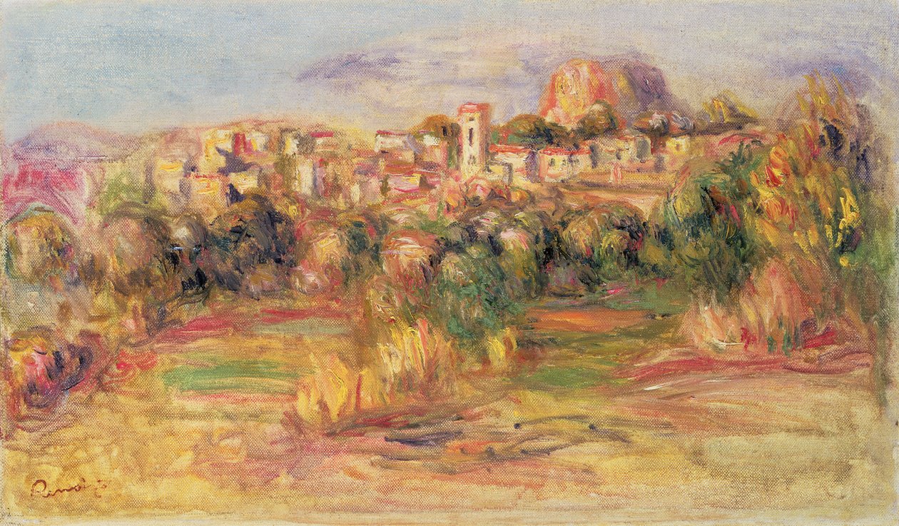 Cagnes, ca. 1900 av Pierre Auguste Renoir
