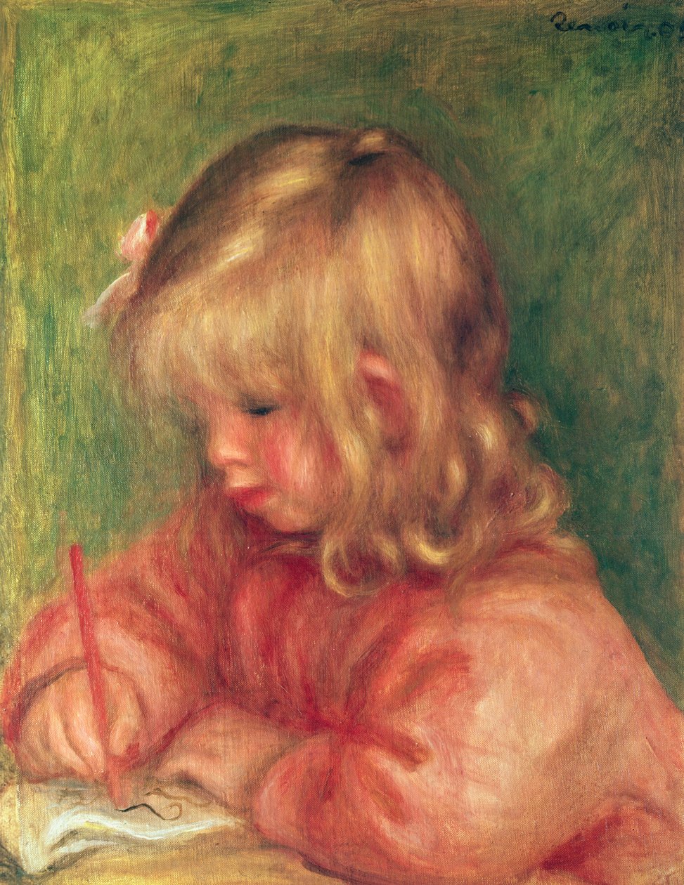 Barnetegning, 1905 av Pierre Auguste Renoir