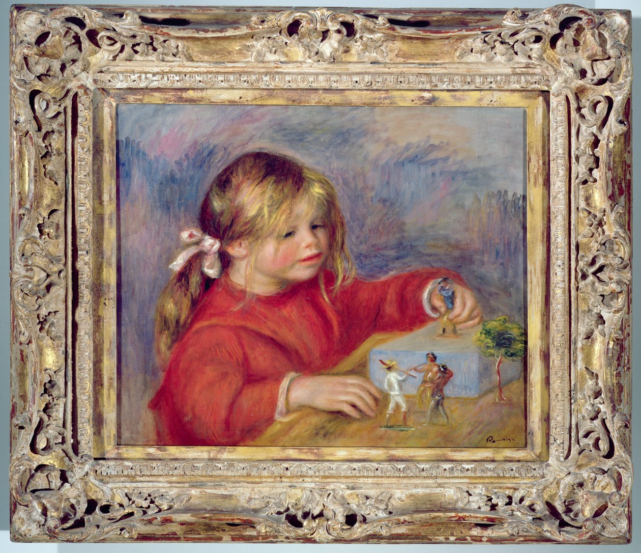 Claude Renoir i spill, ca. 1905 (se også 19116) av Pierre Auguste Renoir