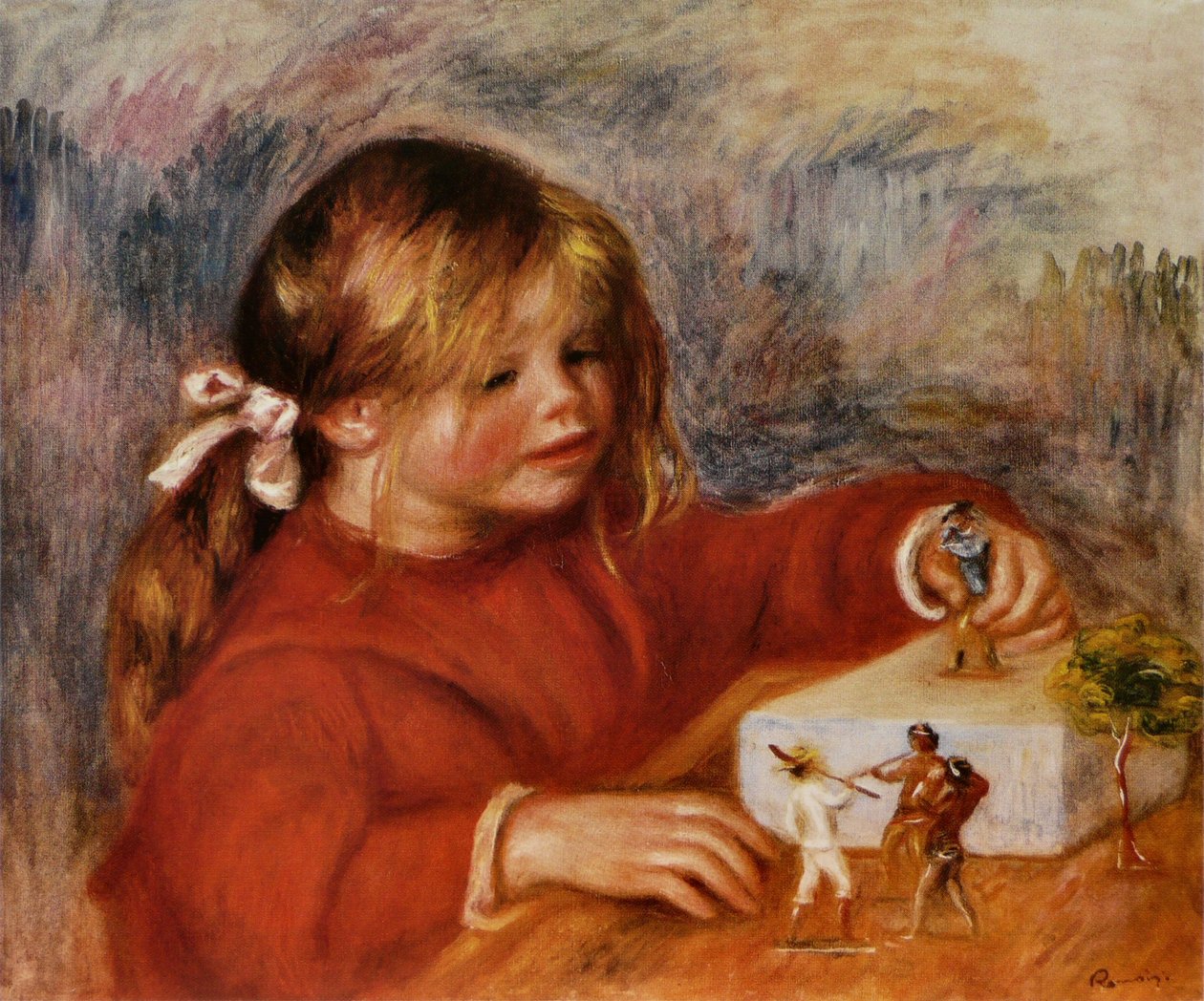 Coco spiller av Pierre Auguste Renoir