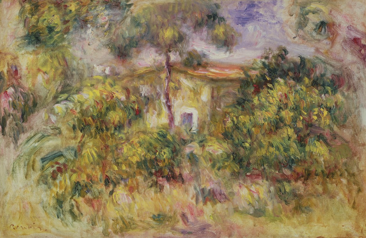 Våningshus, 1917 av Pierre Auguste Renoir