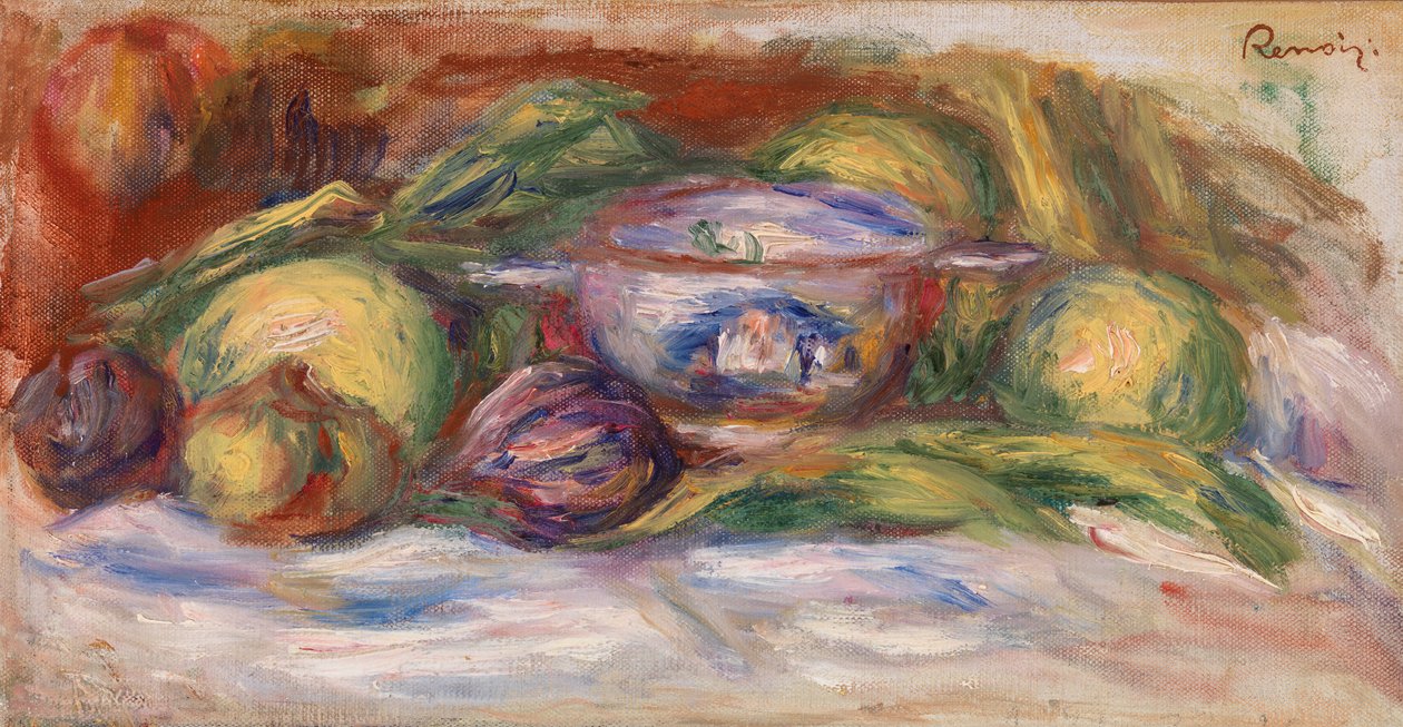 Fiken og godterikrukke, ca. 1914 av Pierre Auguste Renoir
