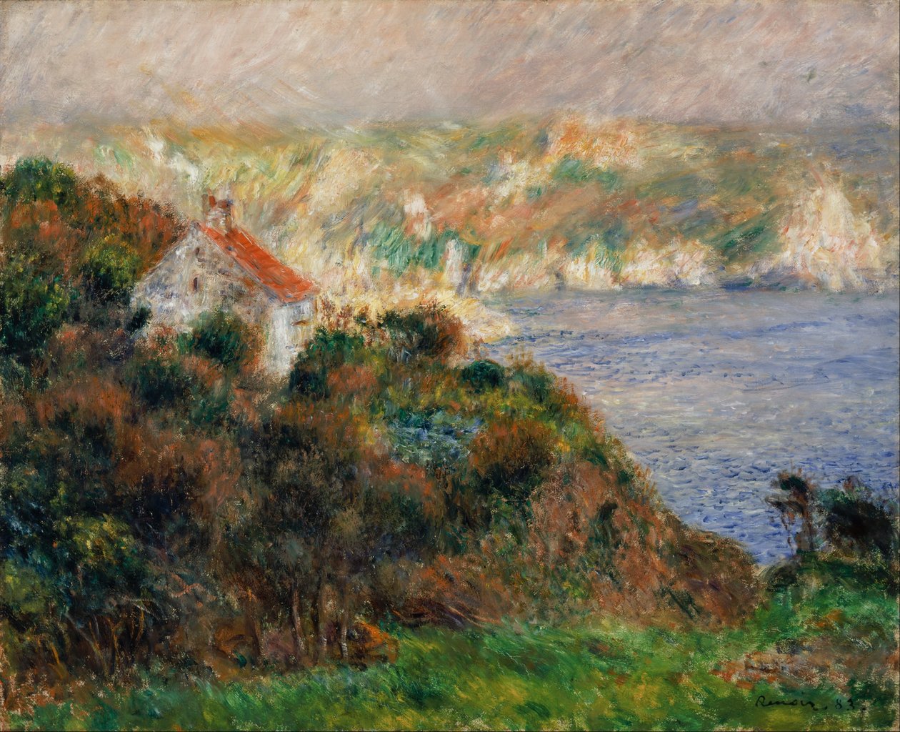 Tåke på Guernsey av Pierre Auguste Renoir