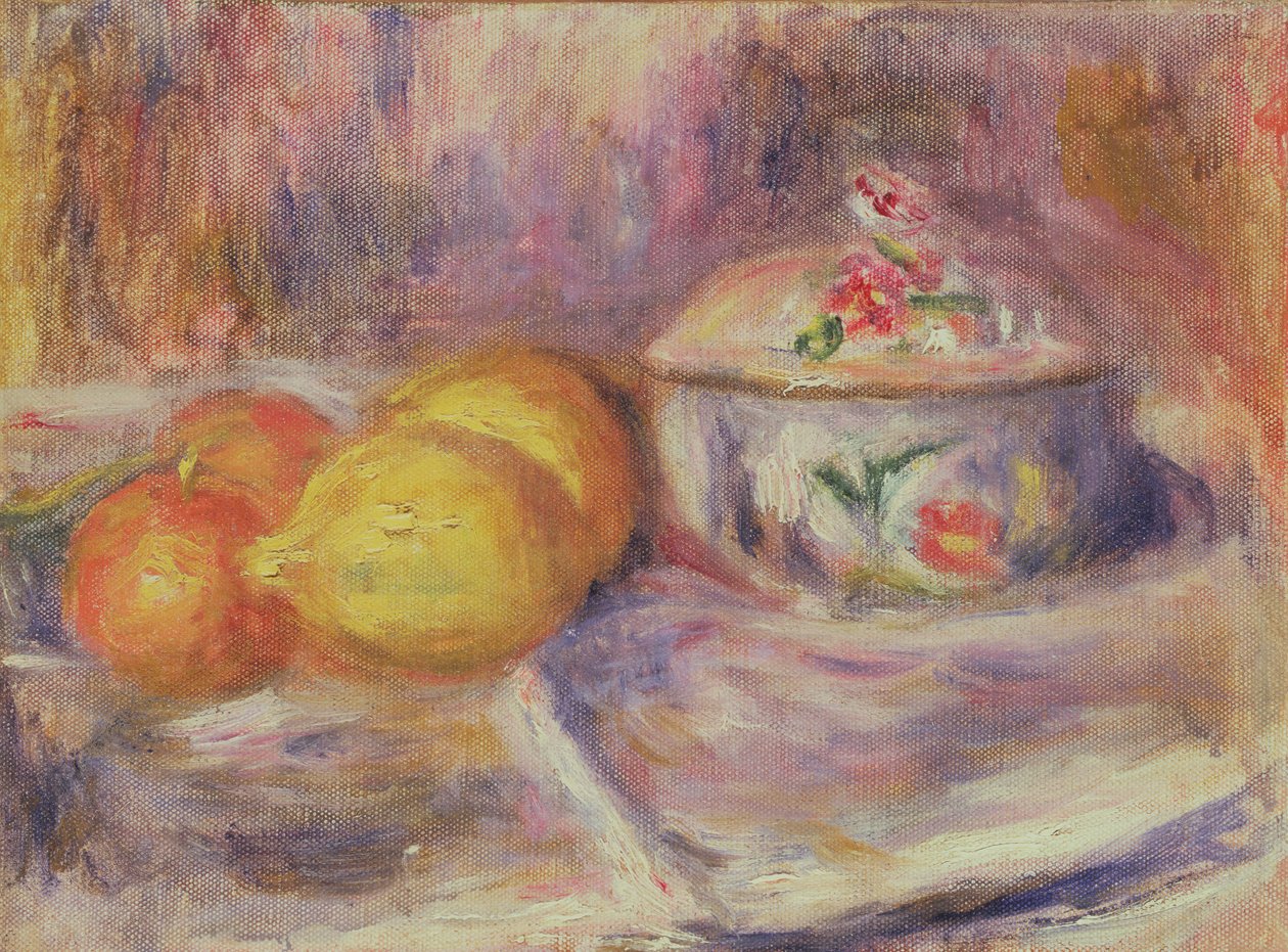 Frukt og Bonbonniere, etter 1914 av Pierre Auguste Renoir