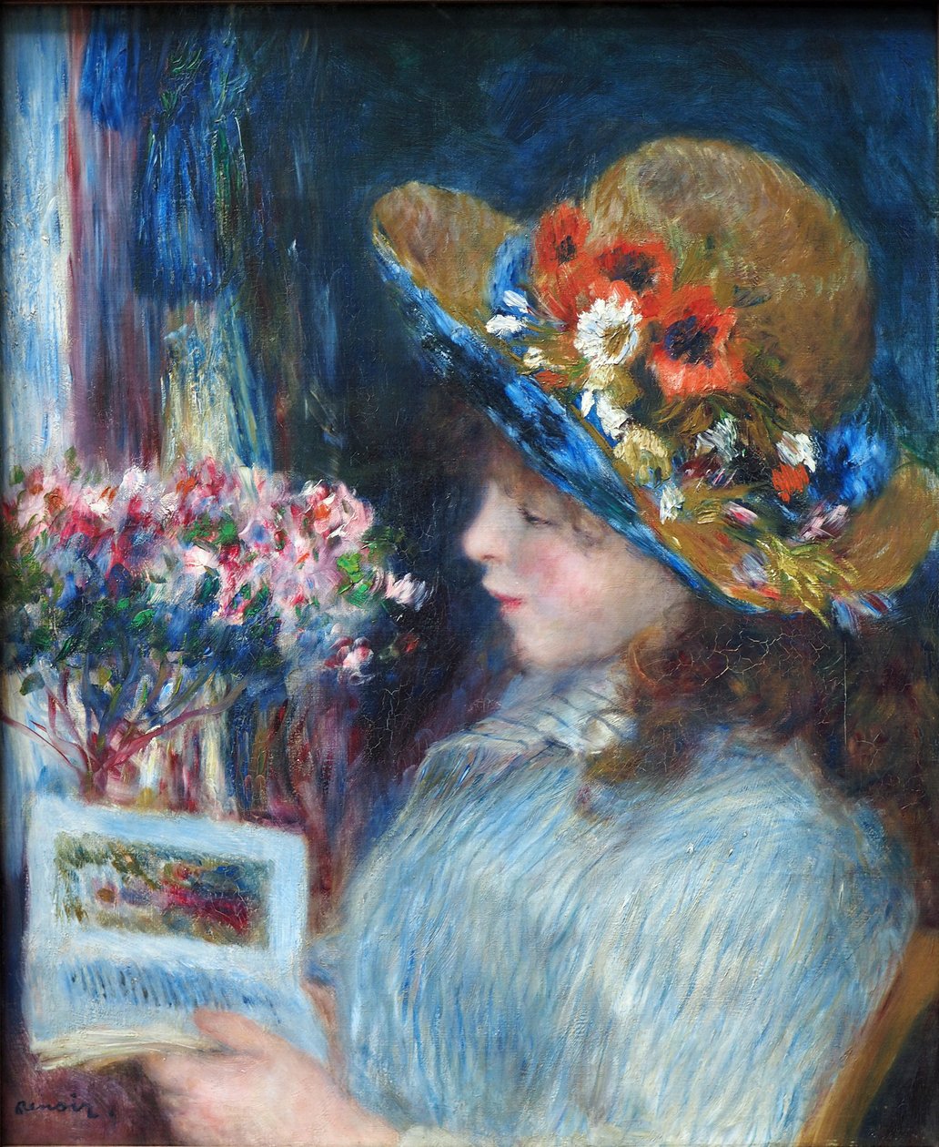 Jente som leser av Pierre Auguste Renoir