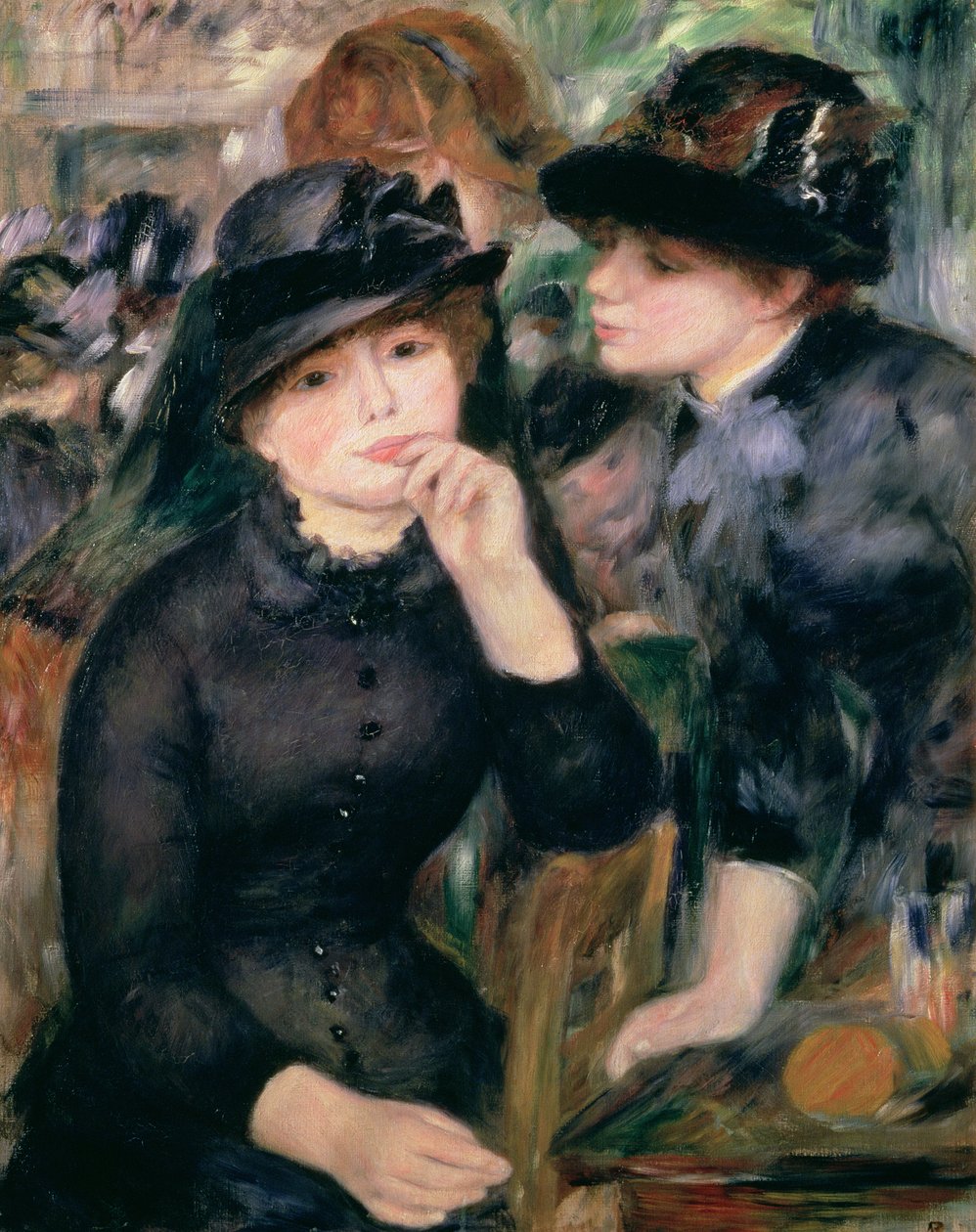 Jenter i svart, 1881-82 av Pierre Auguste Renoir