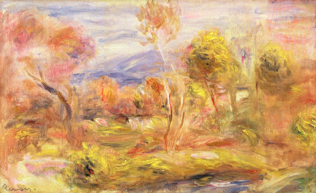 Glade, ca. 1909 av Pierre Auguste Renoir