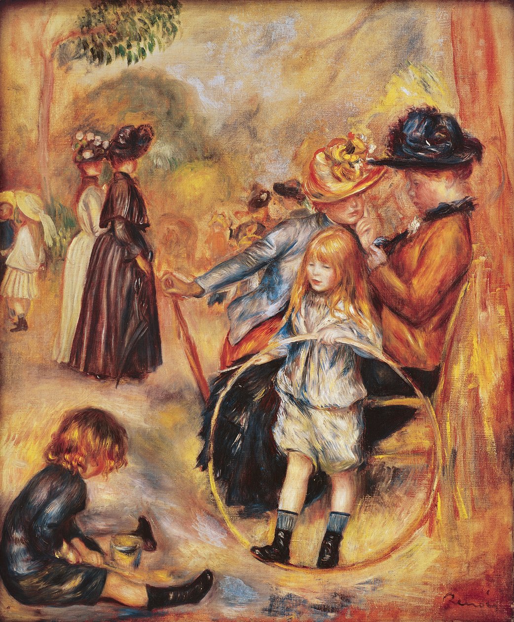 I Luxembourghagen, 1883 av Pierre Auguste Renoir