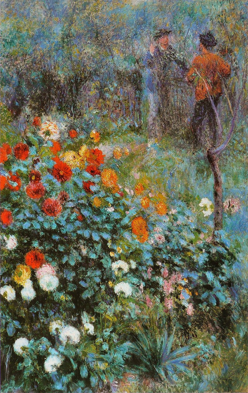 Rue Cortot hage av Pierre Auguste Renoir