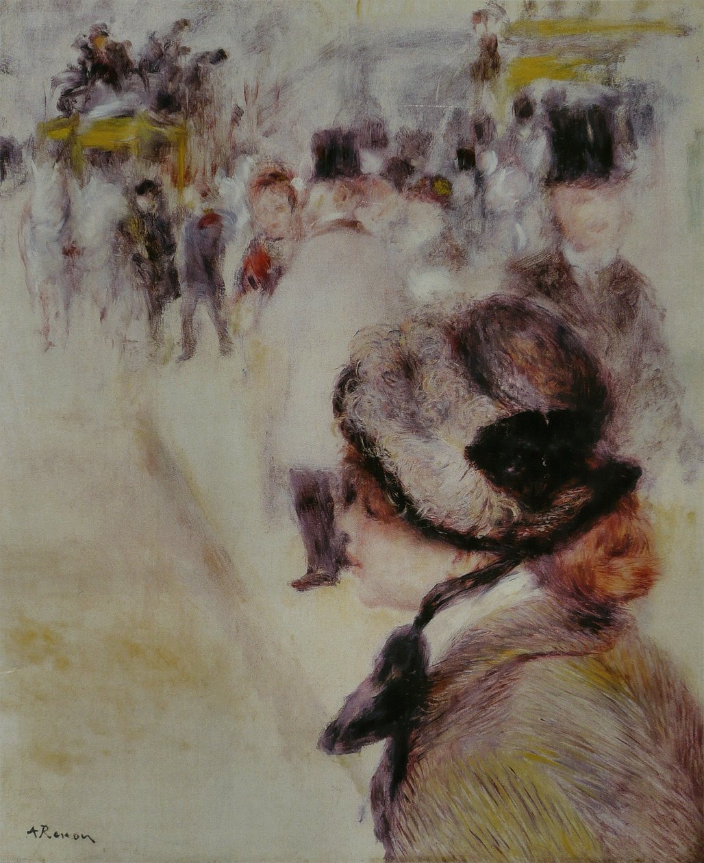 Plasser Clichy av Pierre Auguste Renoir