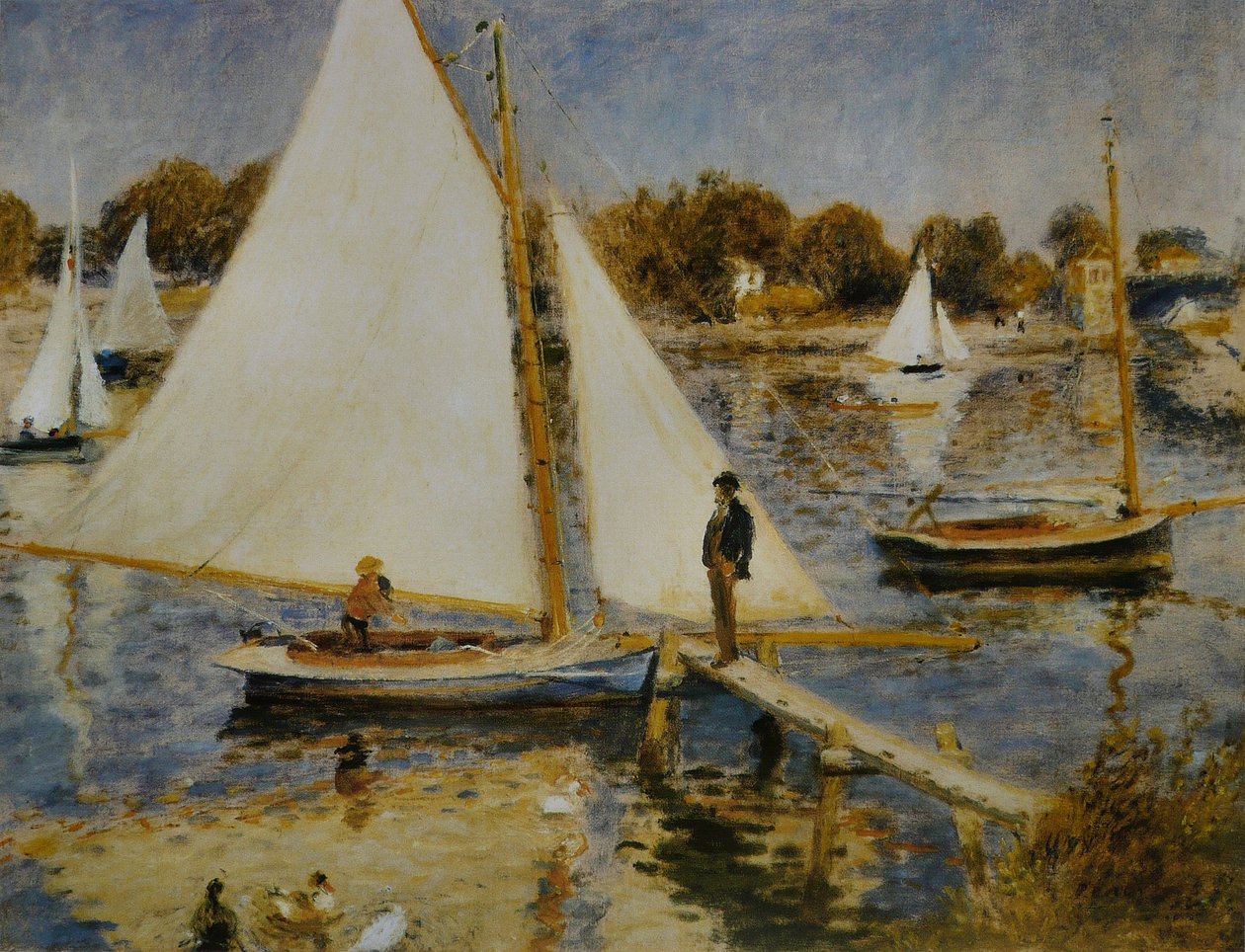 Seinen ved Argenteuil av Pierre Auguste Renoir