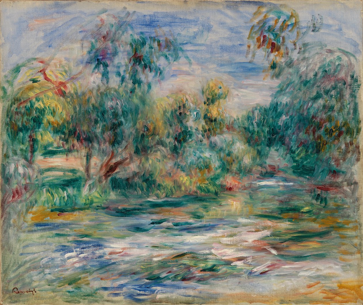 Landskap (betaling) av Pierre Auguste Renoir