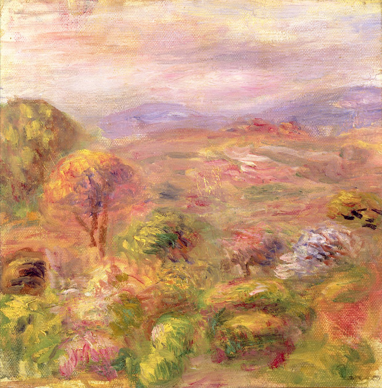 Landskap, 1915 av Pierre Auguste Renoir
