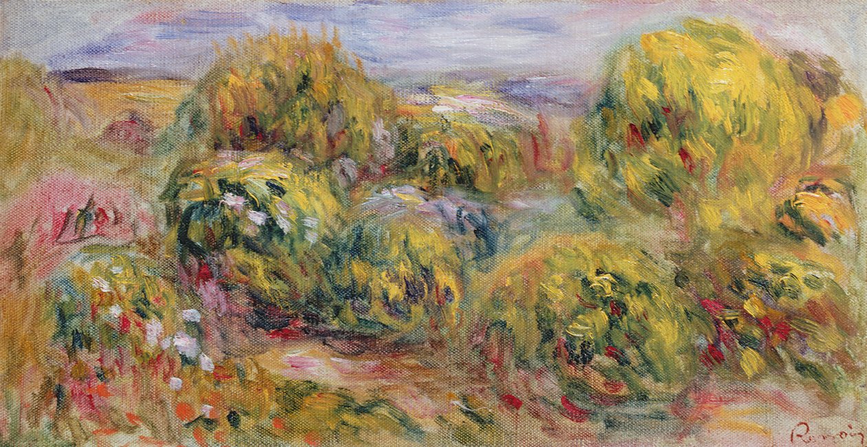Landskap, 1916 av Pierre Auguste Renoir