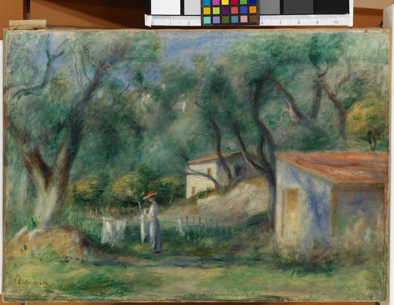 Le Cannet, Souvenir av Corot, 1902 av Pierre Auguste Renoir