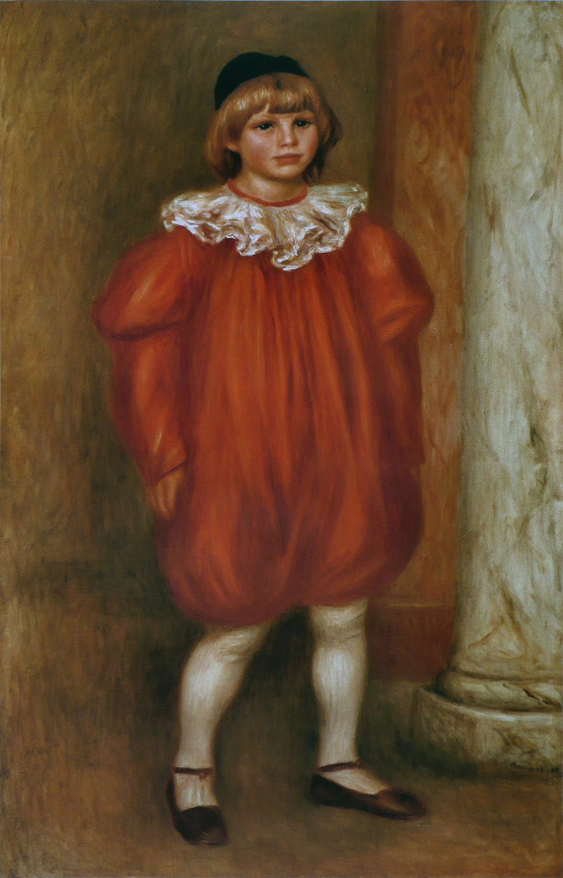 Klovnen (Claude Renoir) av Pierre Auguste Renoir