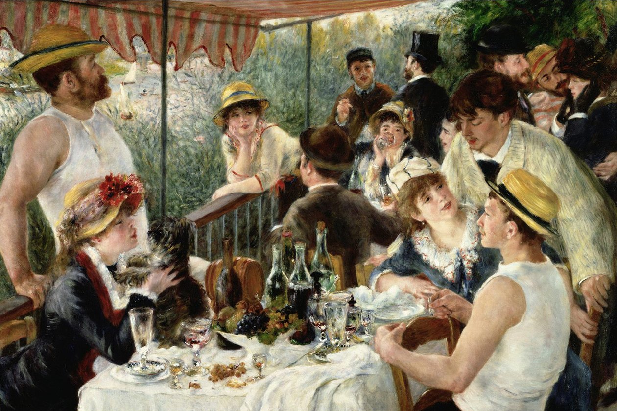 Lunsj for båtpartiet av Pierre Auguste Renoir