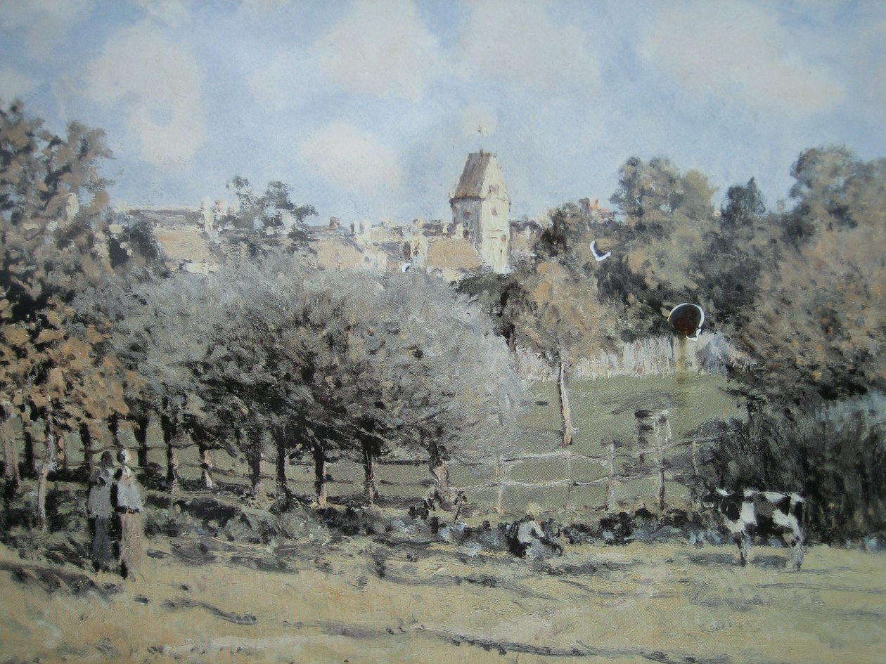 Kirken Noisy-le-Roi av Pierre Auguste Renoir