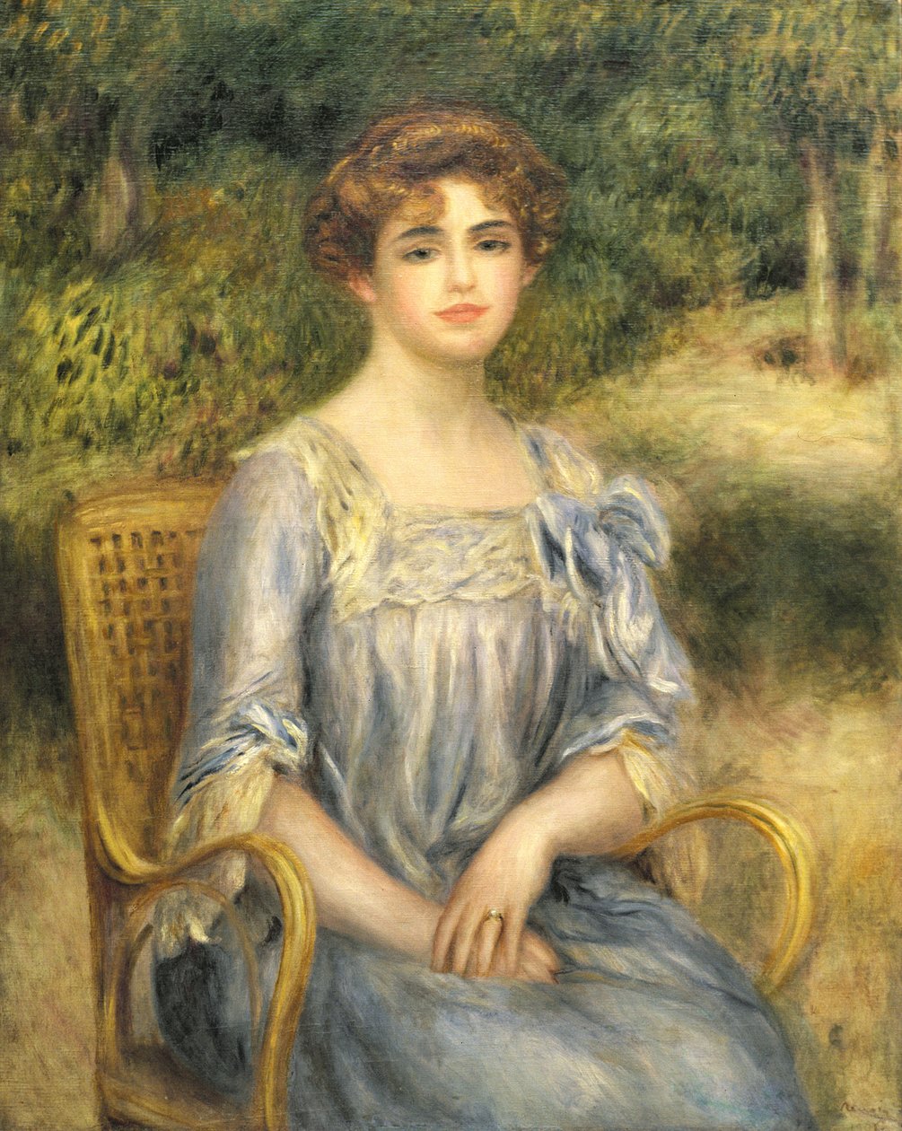 Madame Gaston Bernheim de Villers (1883-1961), 1901 av Pierre Auguste Renoir