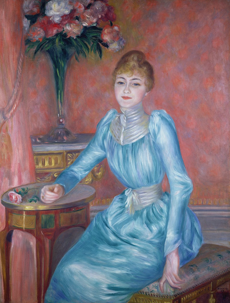 Madame de Bonnieres, 1889 av Pierre Auguste Renoir