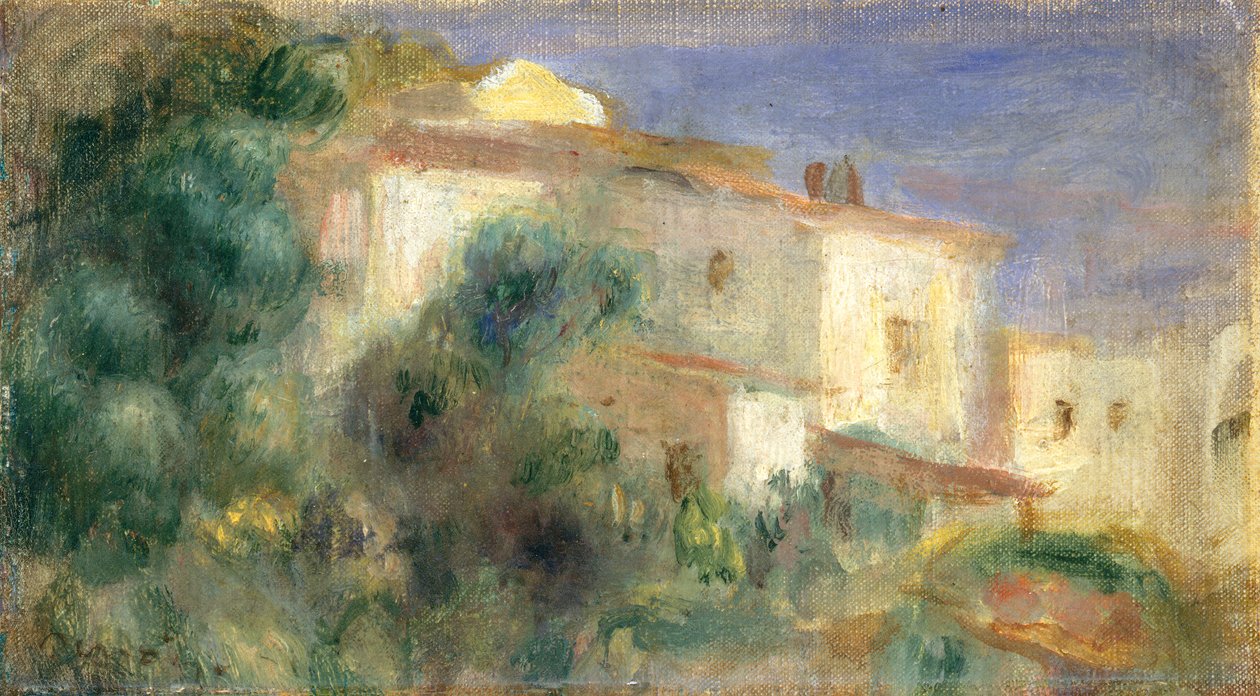 Postkontor, Cagnes, 1906-7 av Pierre Auguste Renoir