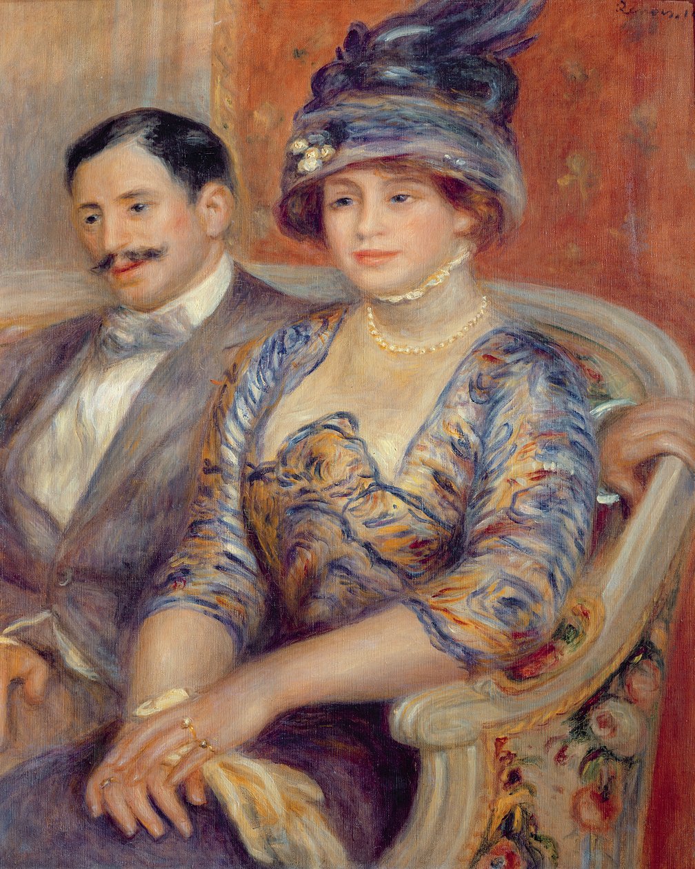 Monsieur og Madame Bernheim de Villers, 1910 av Pierre Auguste Renoir