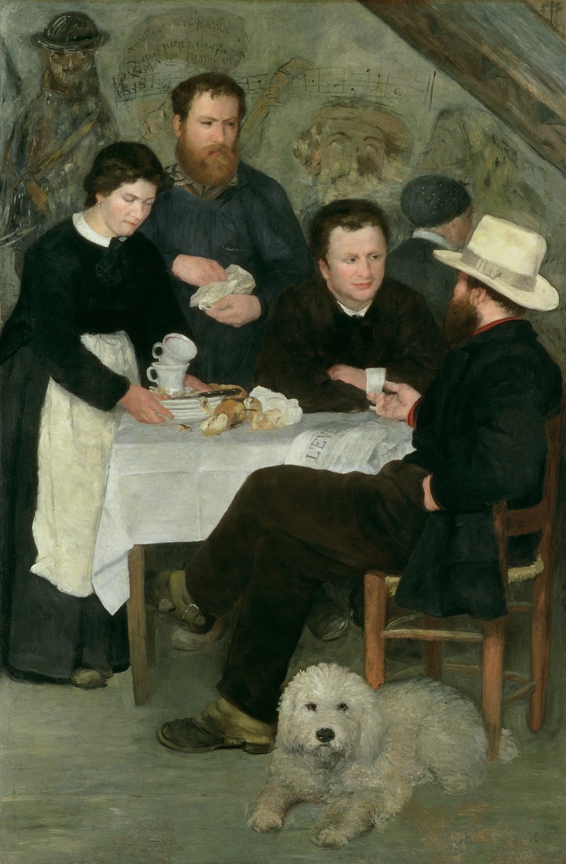 Mother Anthony's Tavern, 1866 av Pierre Auguste Renoir