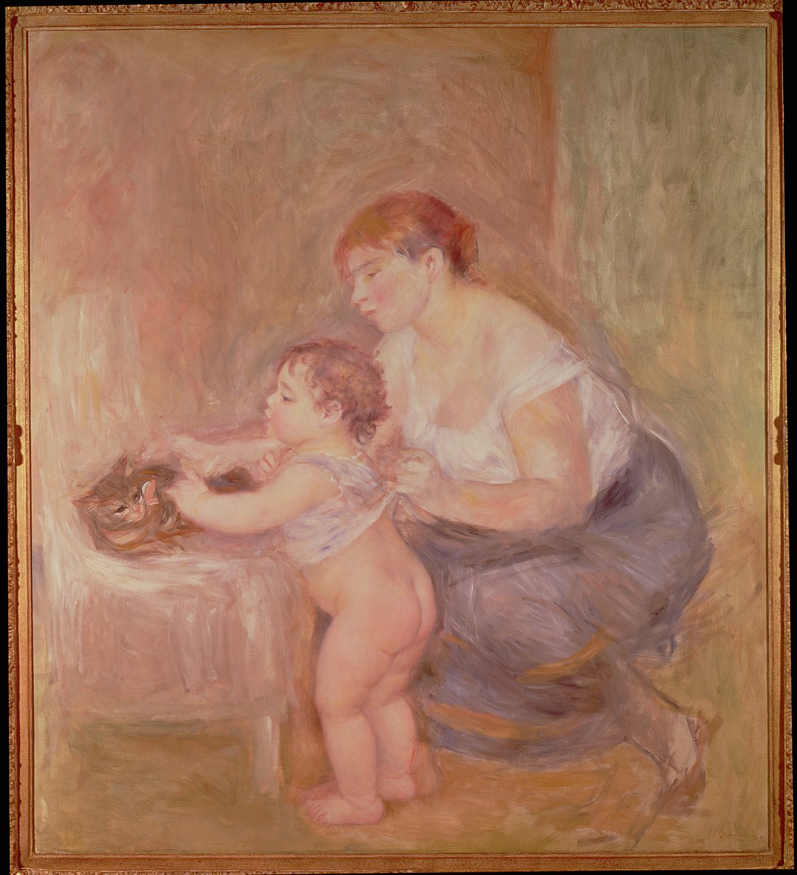 Mor og barn av Pierre Auguste Renoir