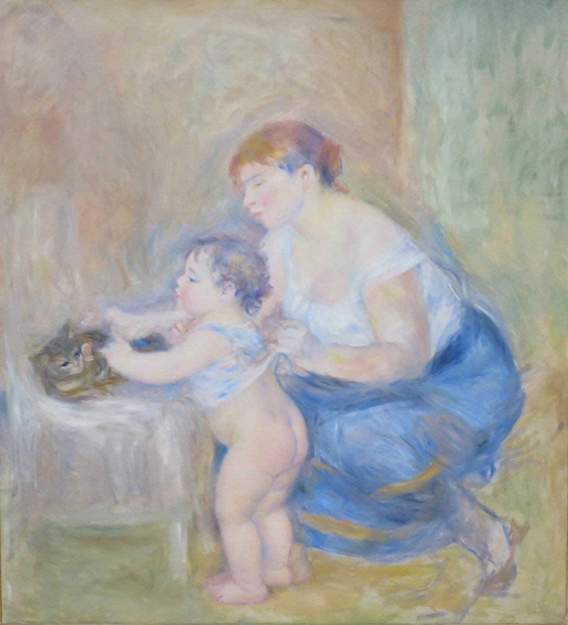 Mor og barn av Pierre Auguste Renoir