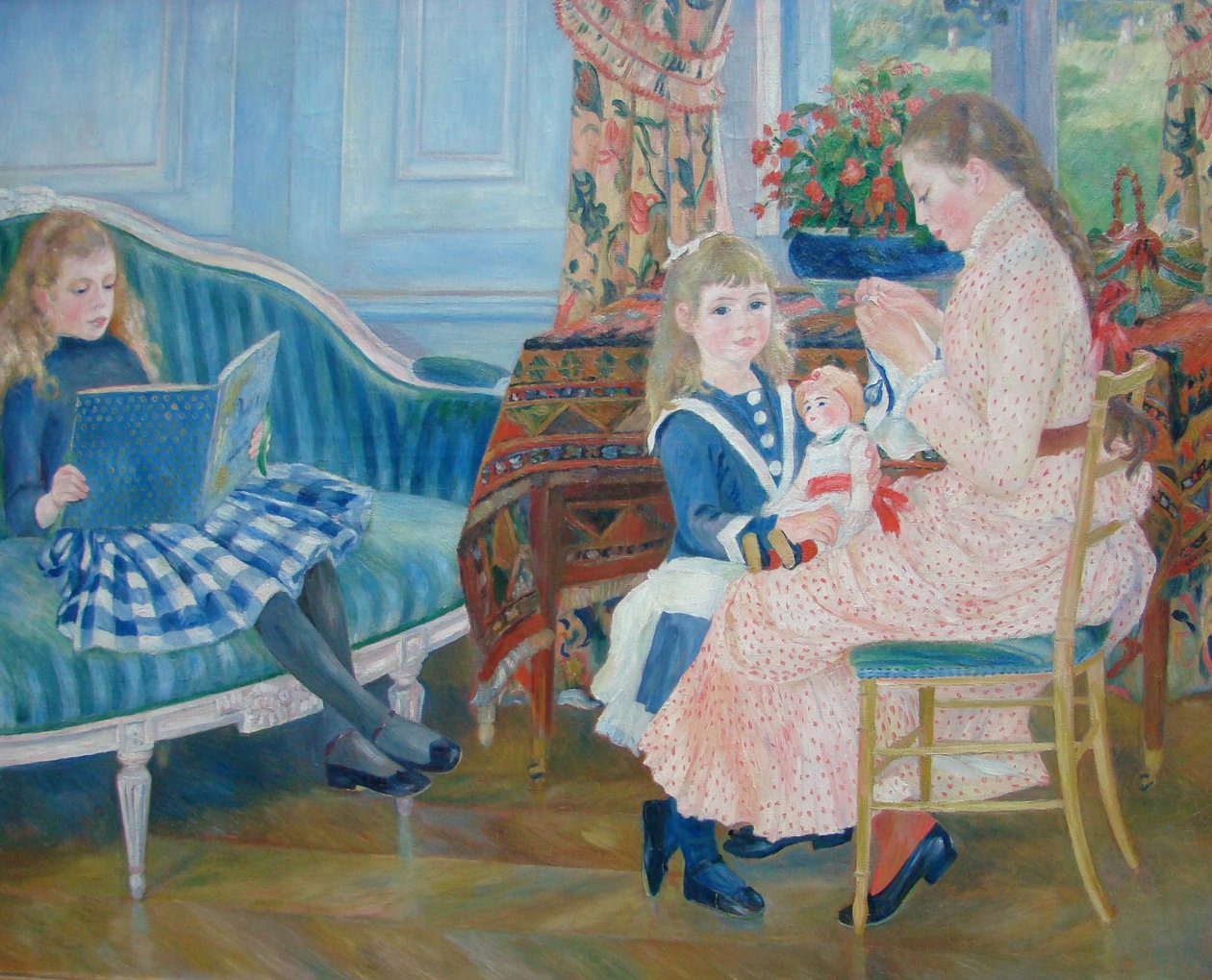 Barnas ettermiddag i Wargemont av Pierre Auguste Renoir