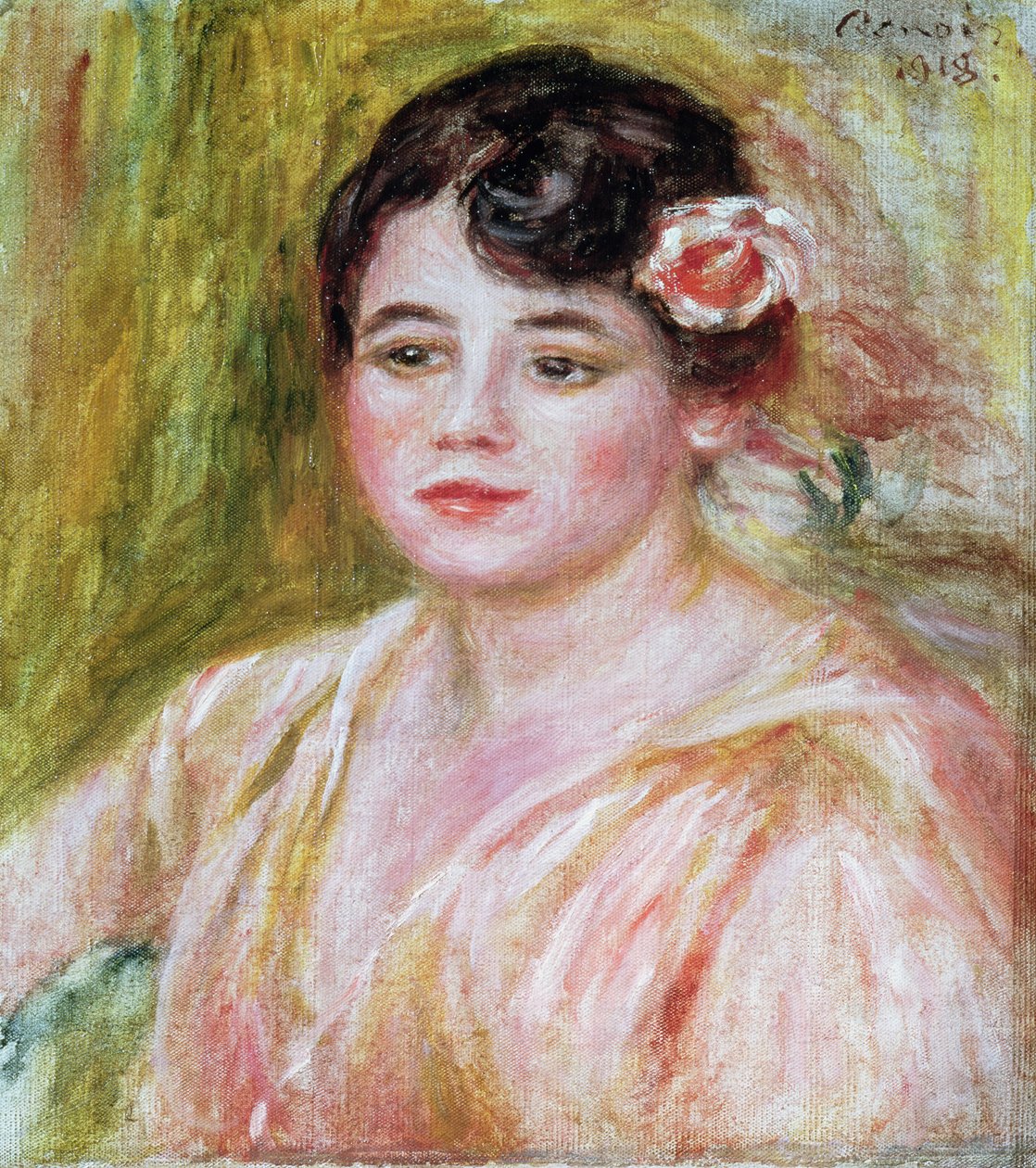 Portrett av Adele Besson, 1918 av Pierre Auguste Renoir