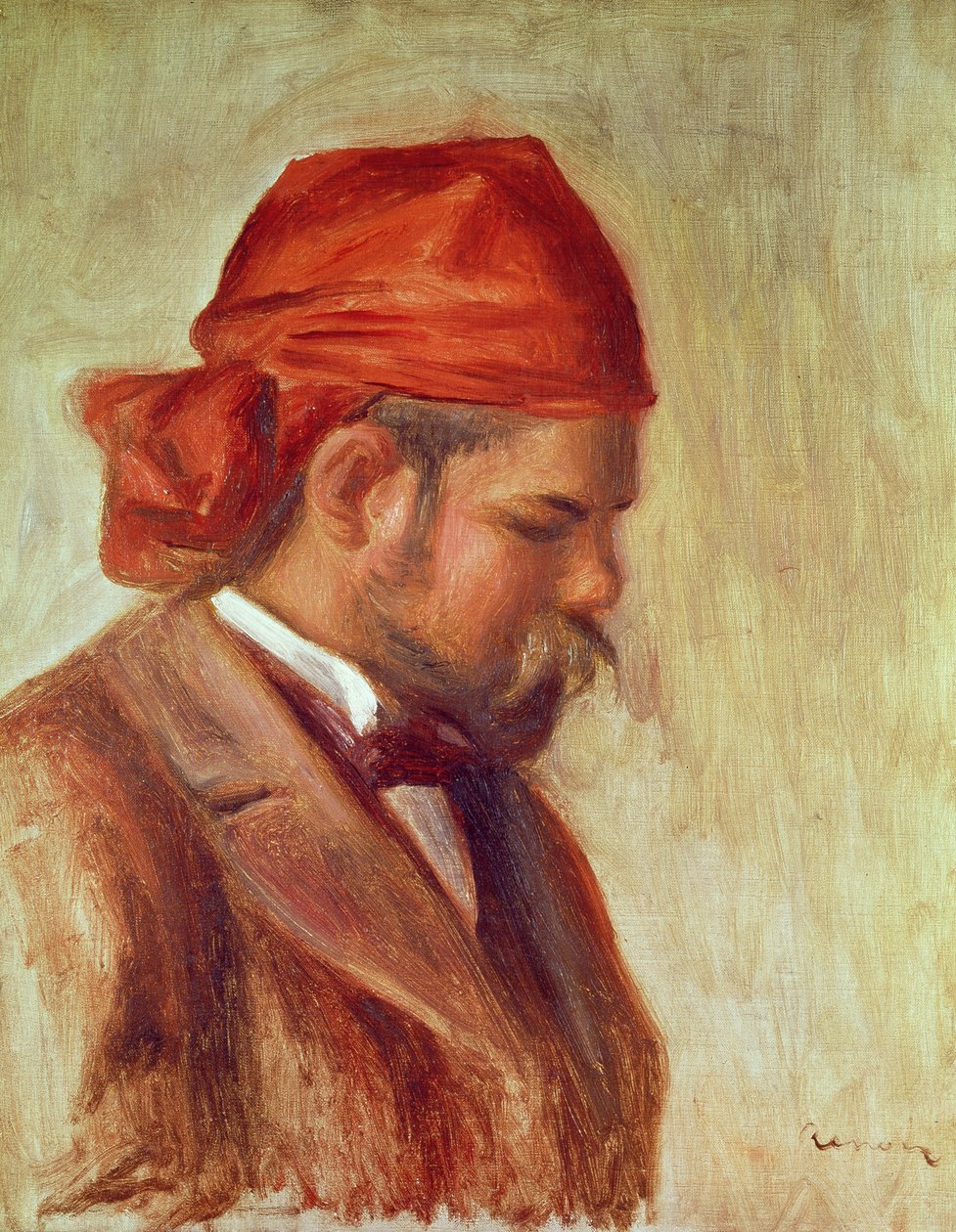 Portrett av Ambroise Vollard (1868-1939) av Pierre Auguste Renoir
