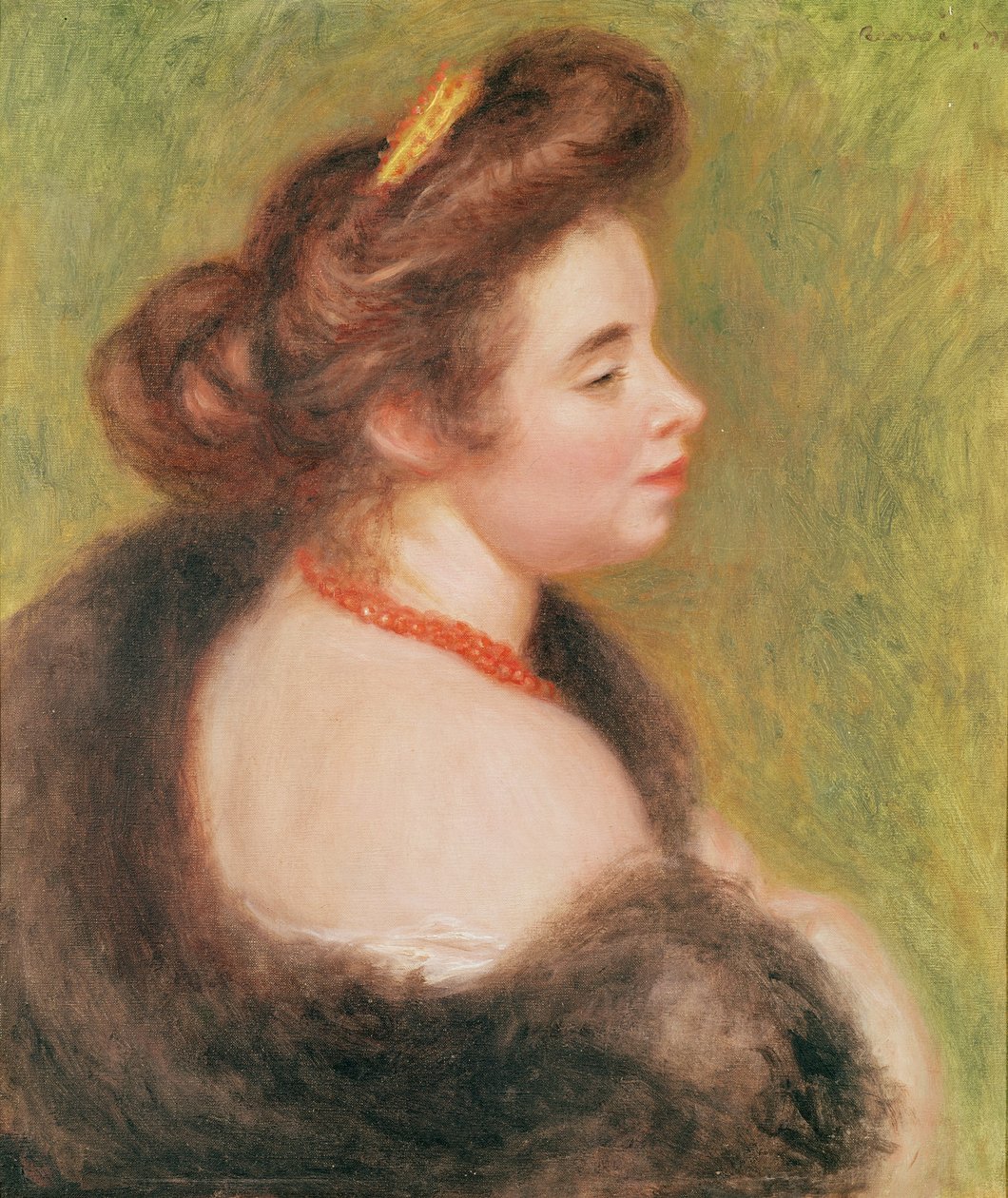 Portrett av Madame Maurice Denis, 1904 av Pierre Auguste Renoir