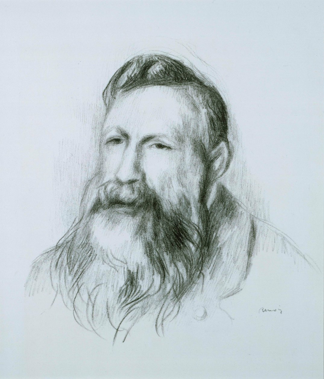 Portrett av Rodin av Pierre Auguste Renoir