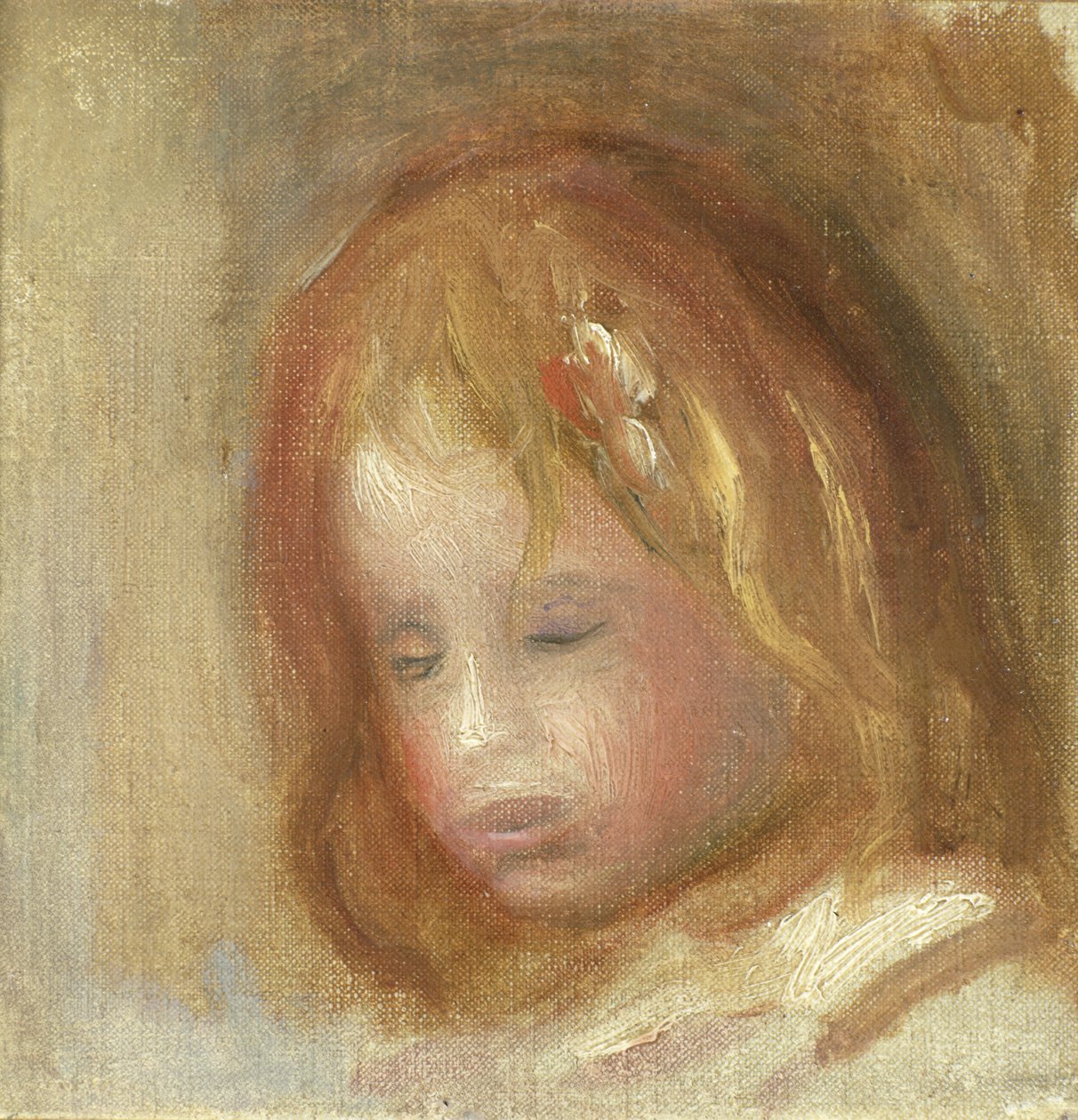 Portrett av et barn av Pierre Auguste Renoir